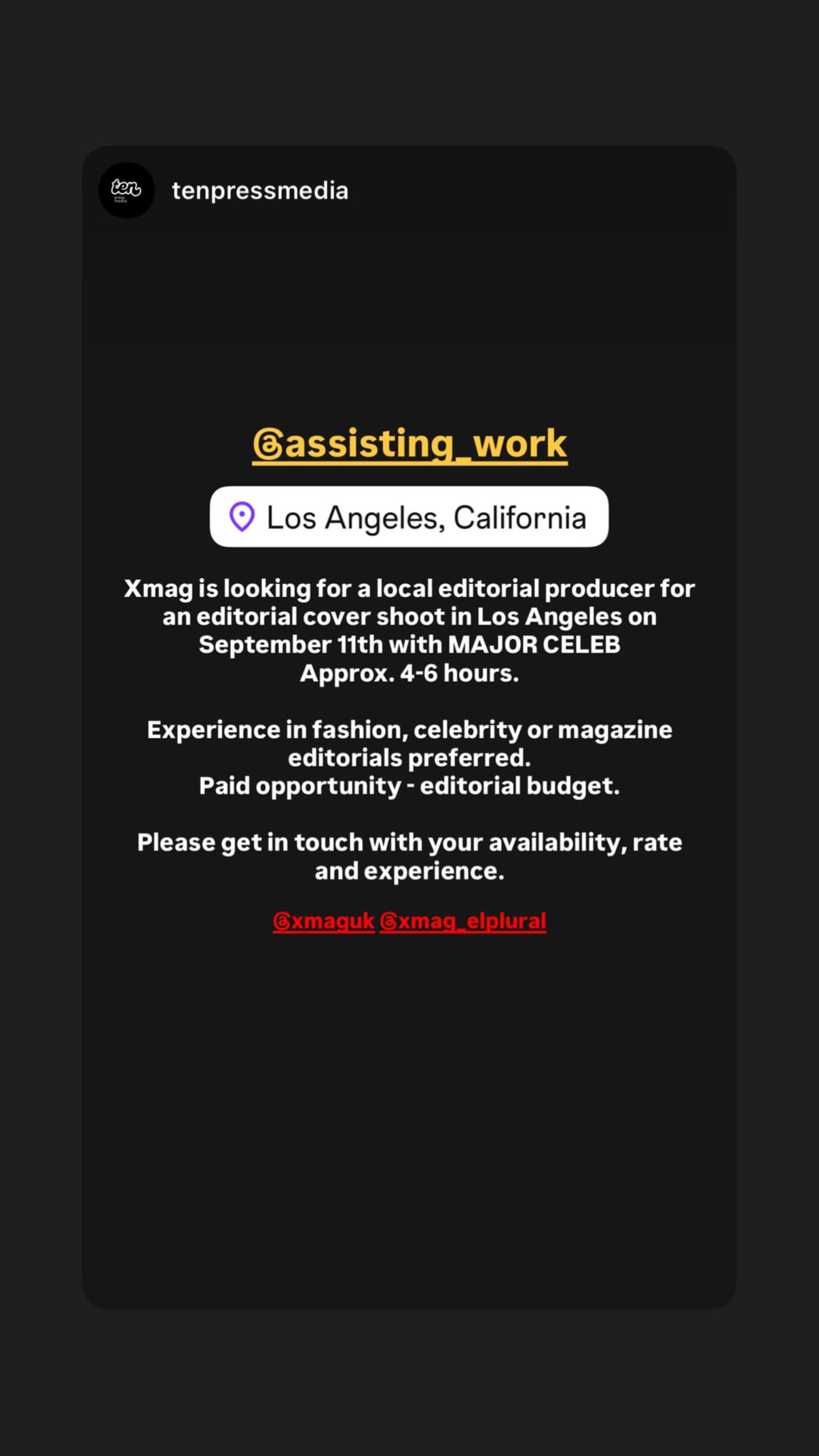 Job post media