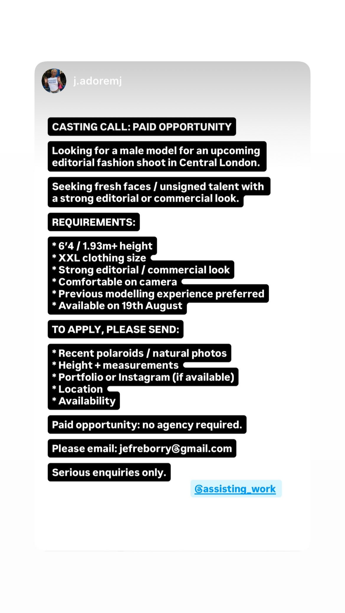 Job post media