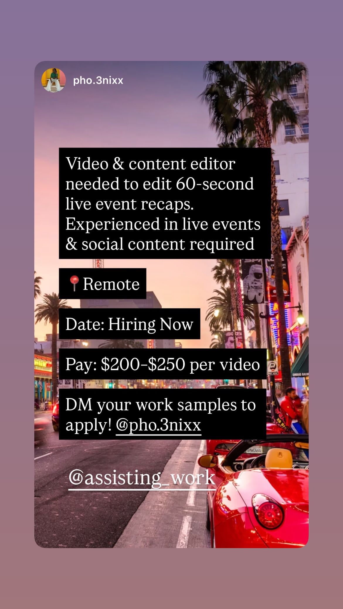 Job post media