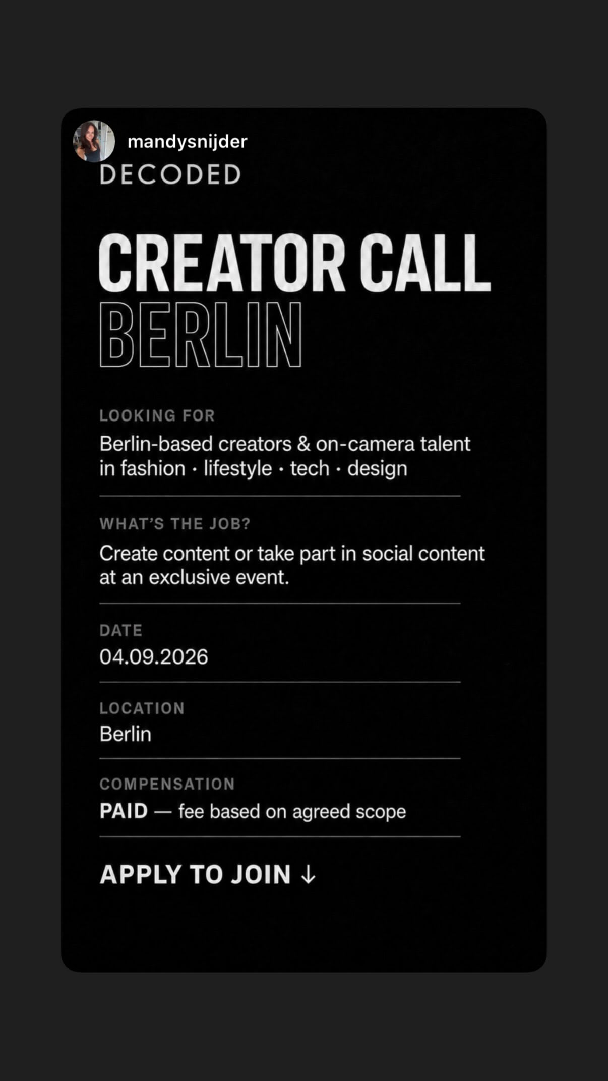 Job post media