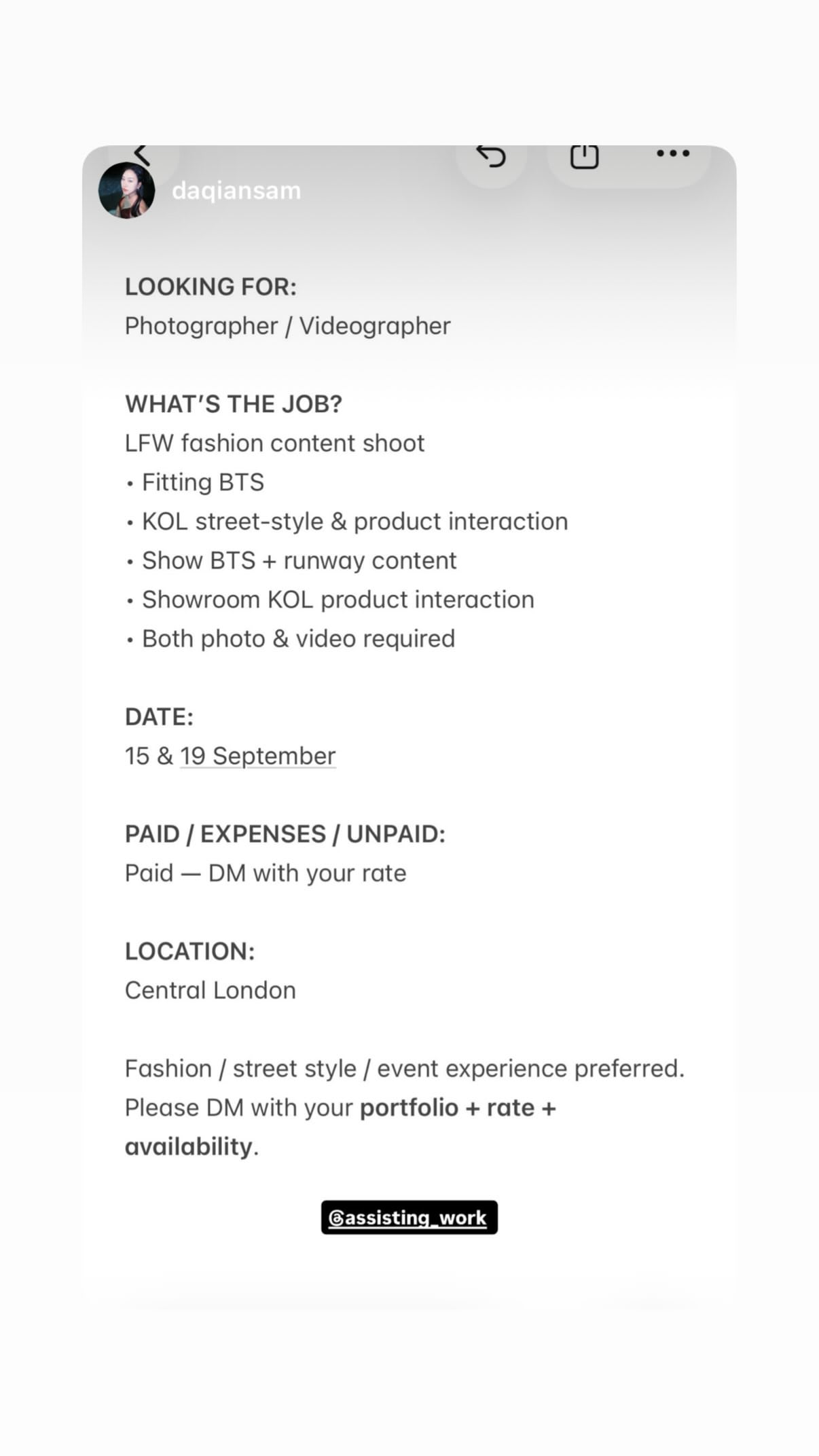 Job post media