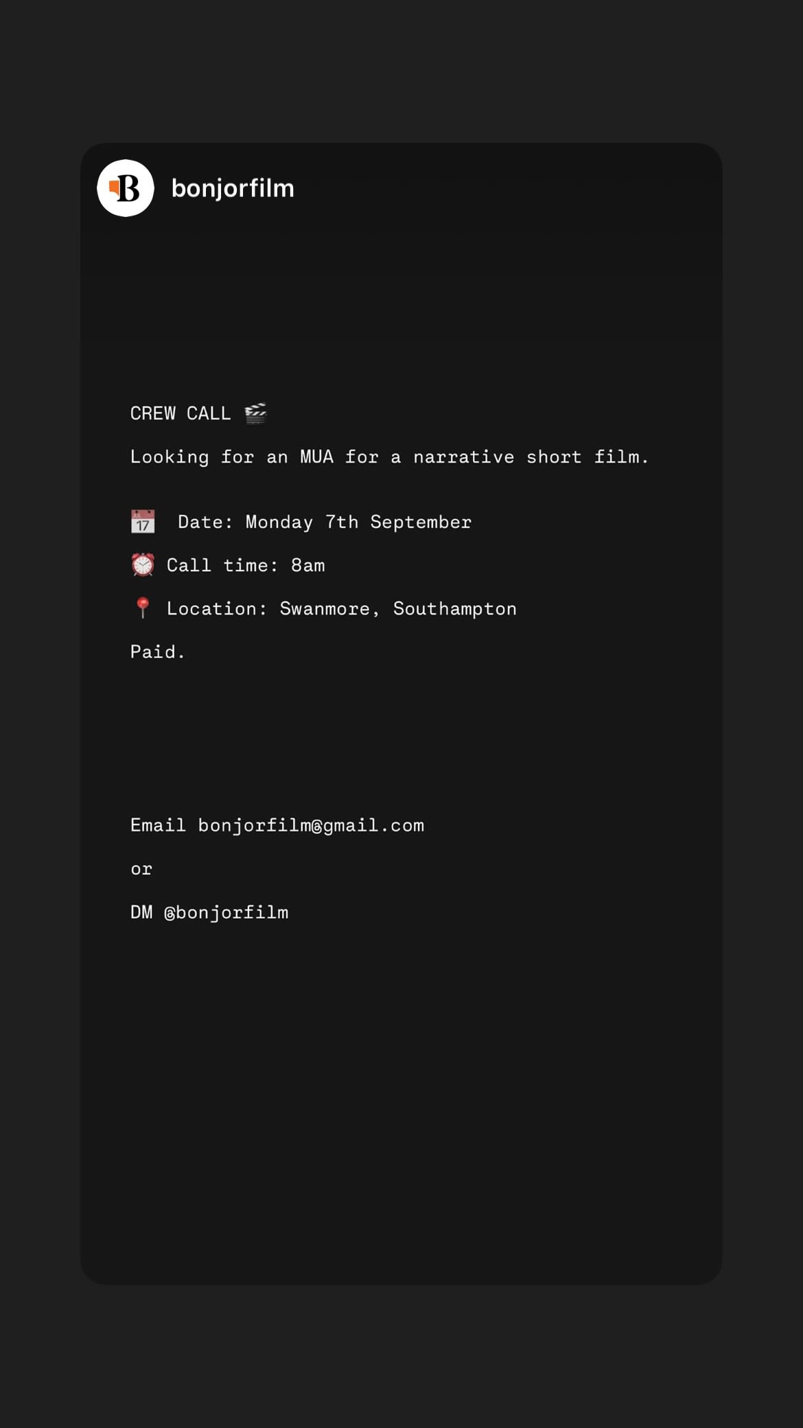 Job post media