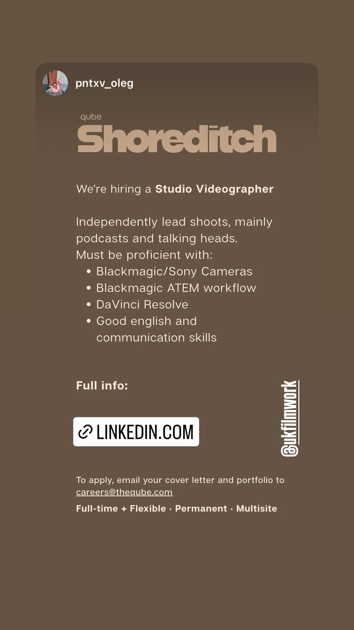 Job post media