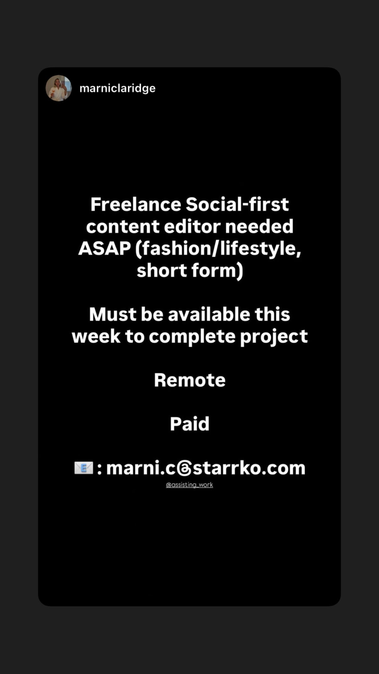 Job post media