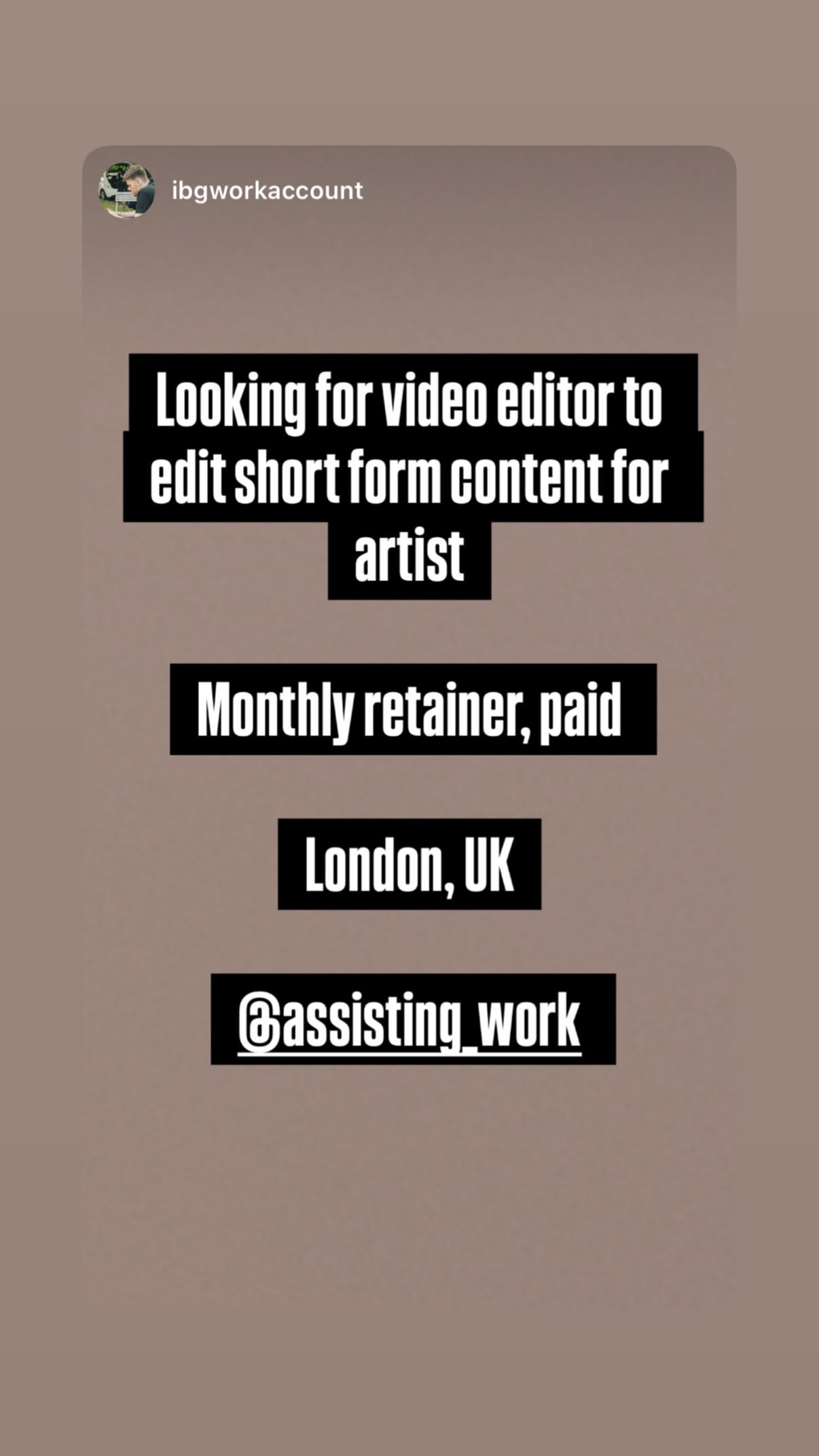 Job post media