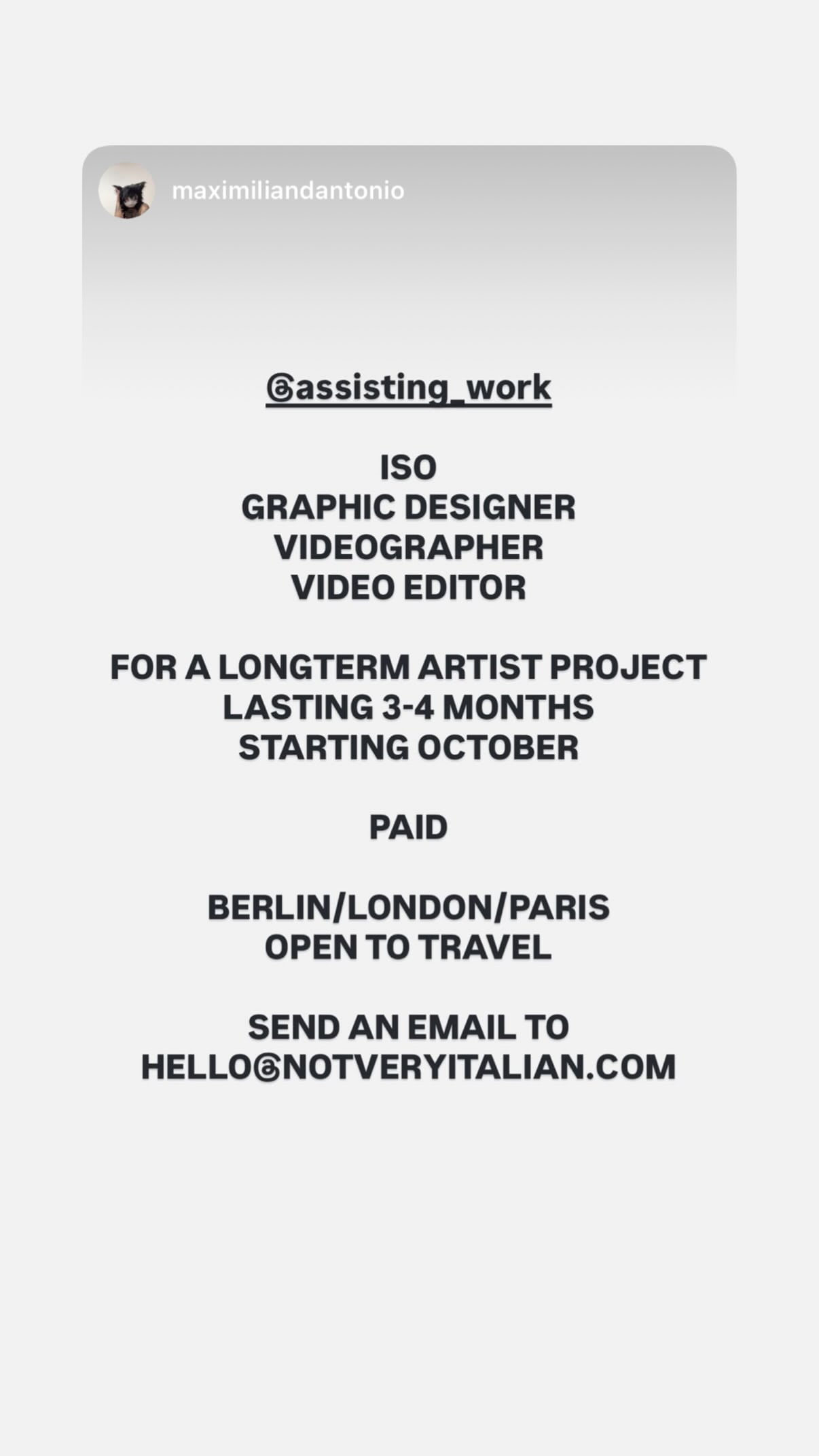 Job post media