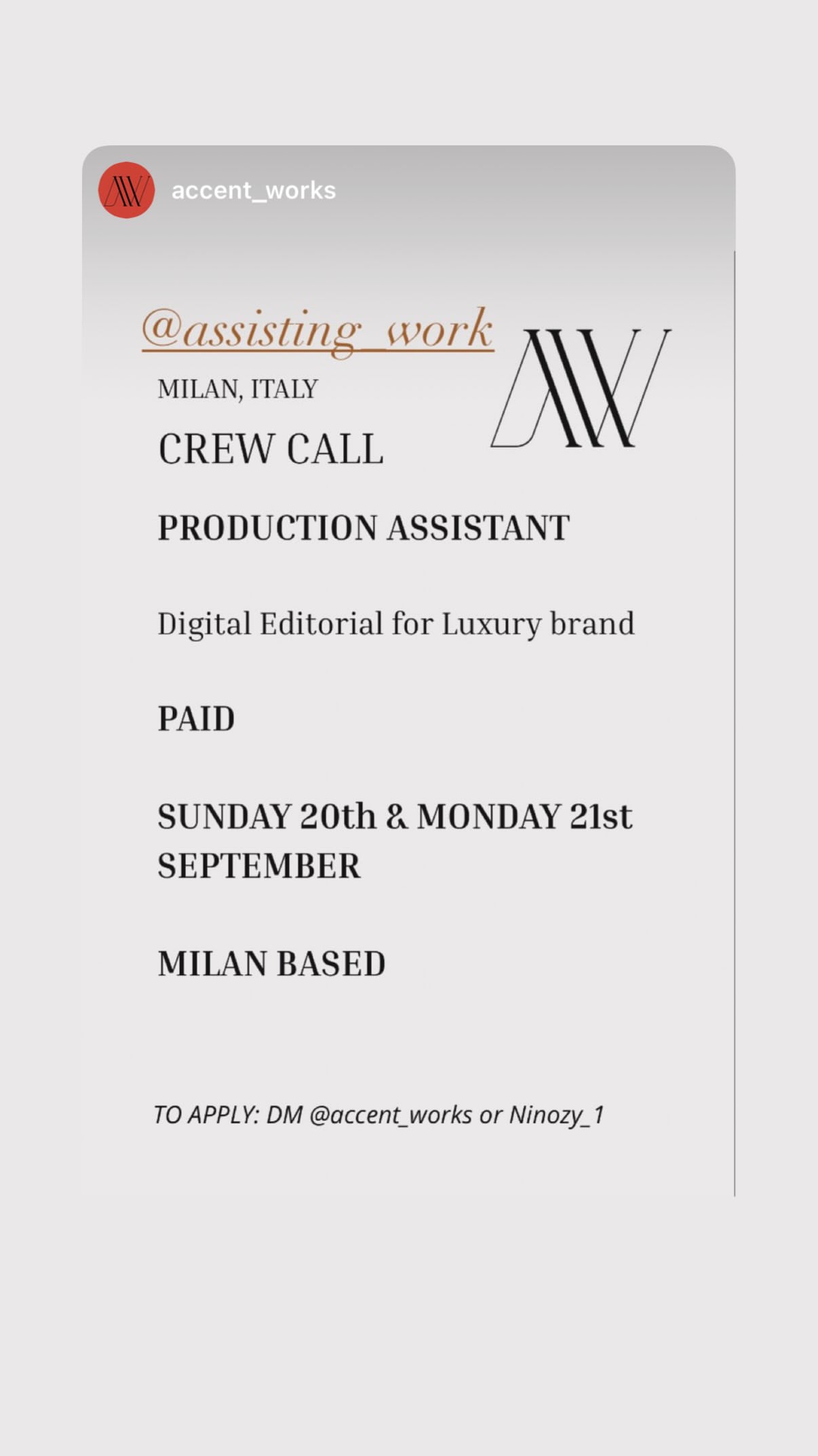 Job post media