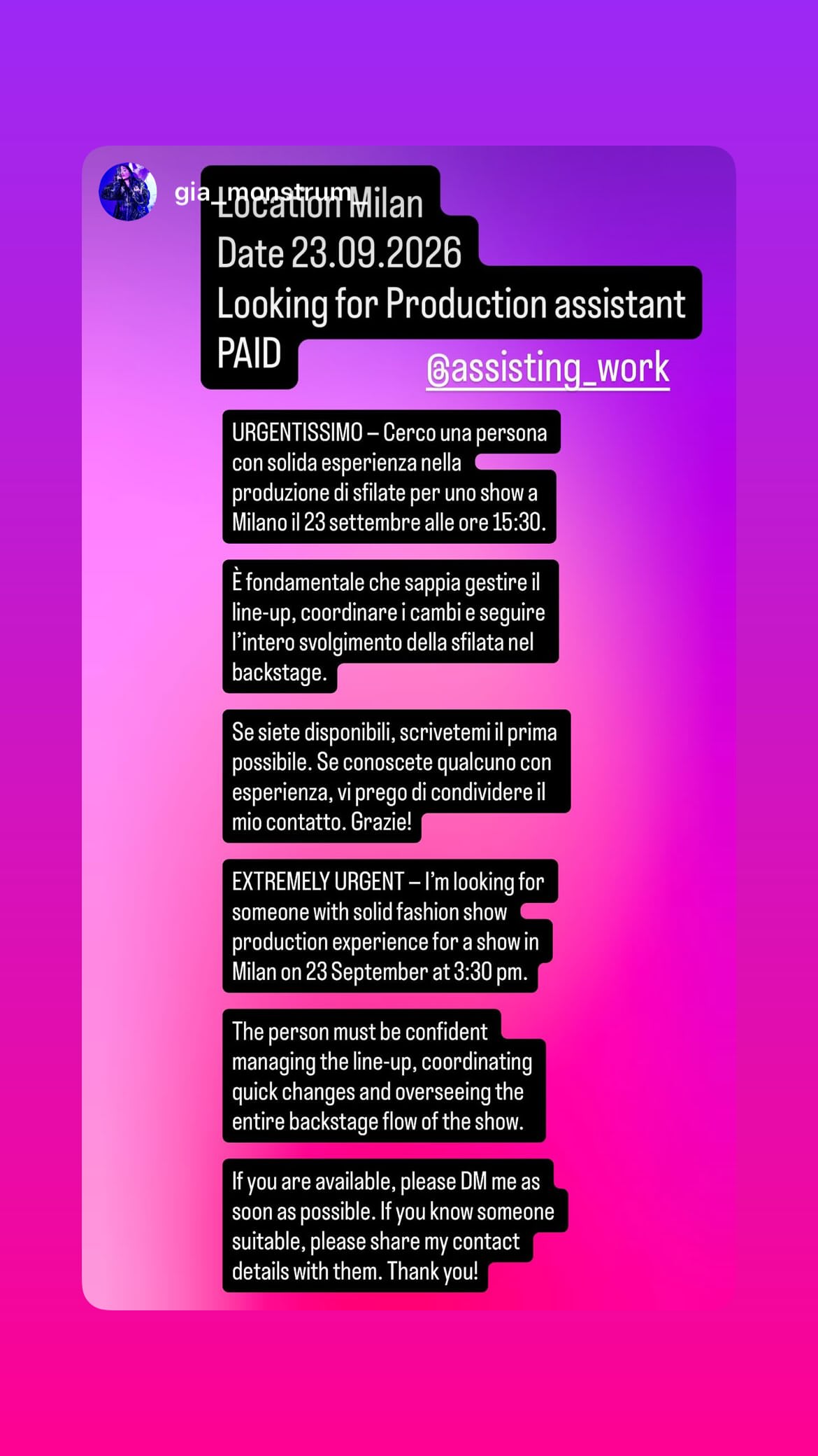 Job post media