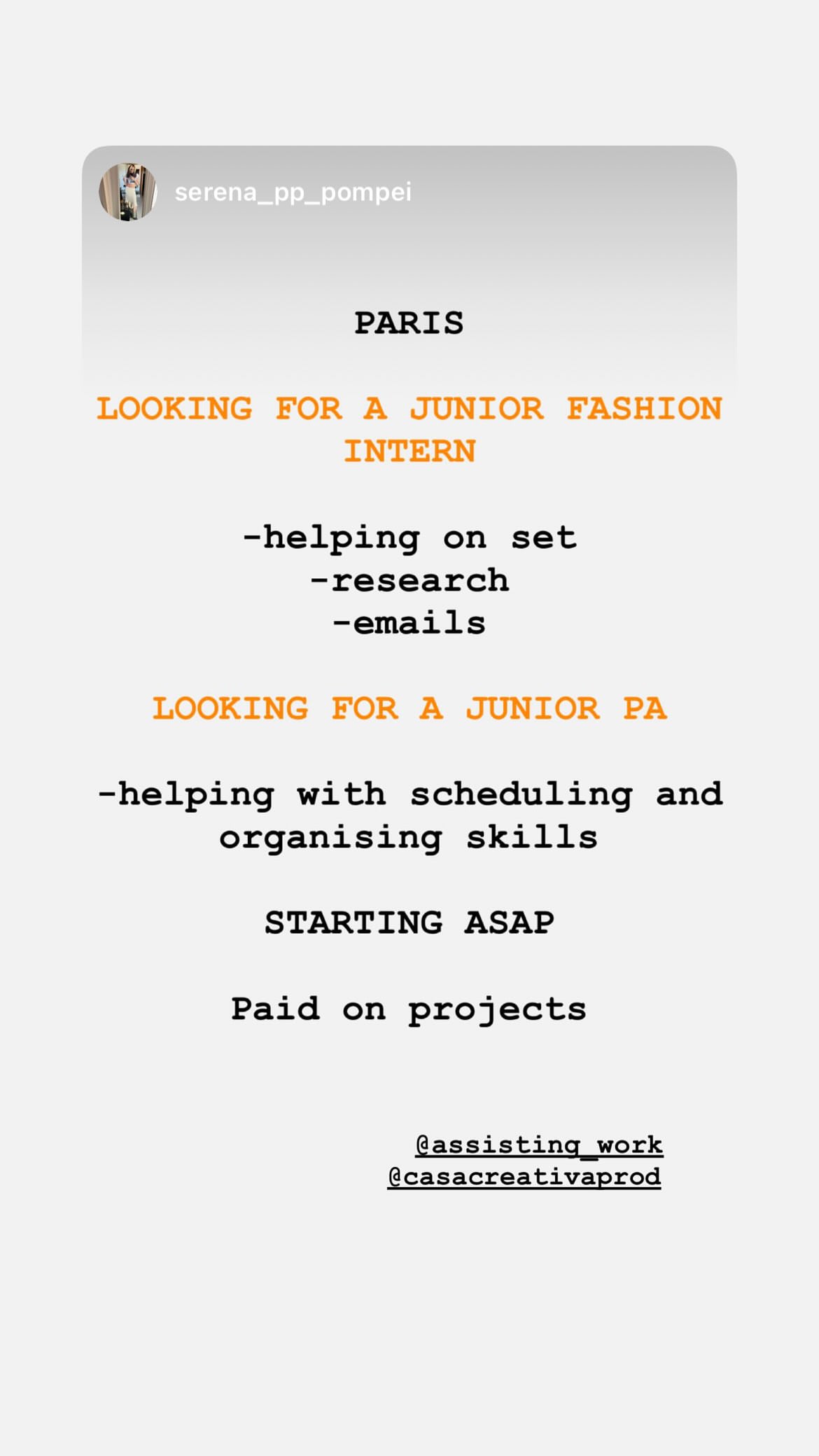 Job post media
