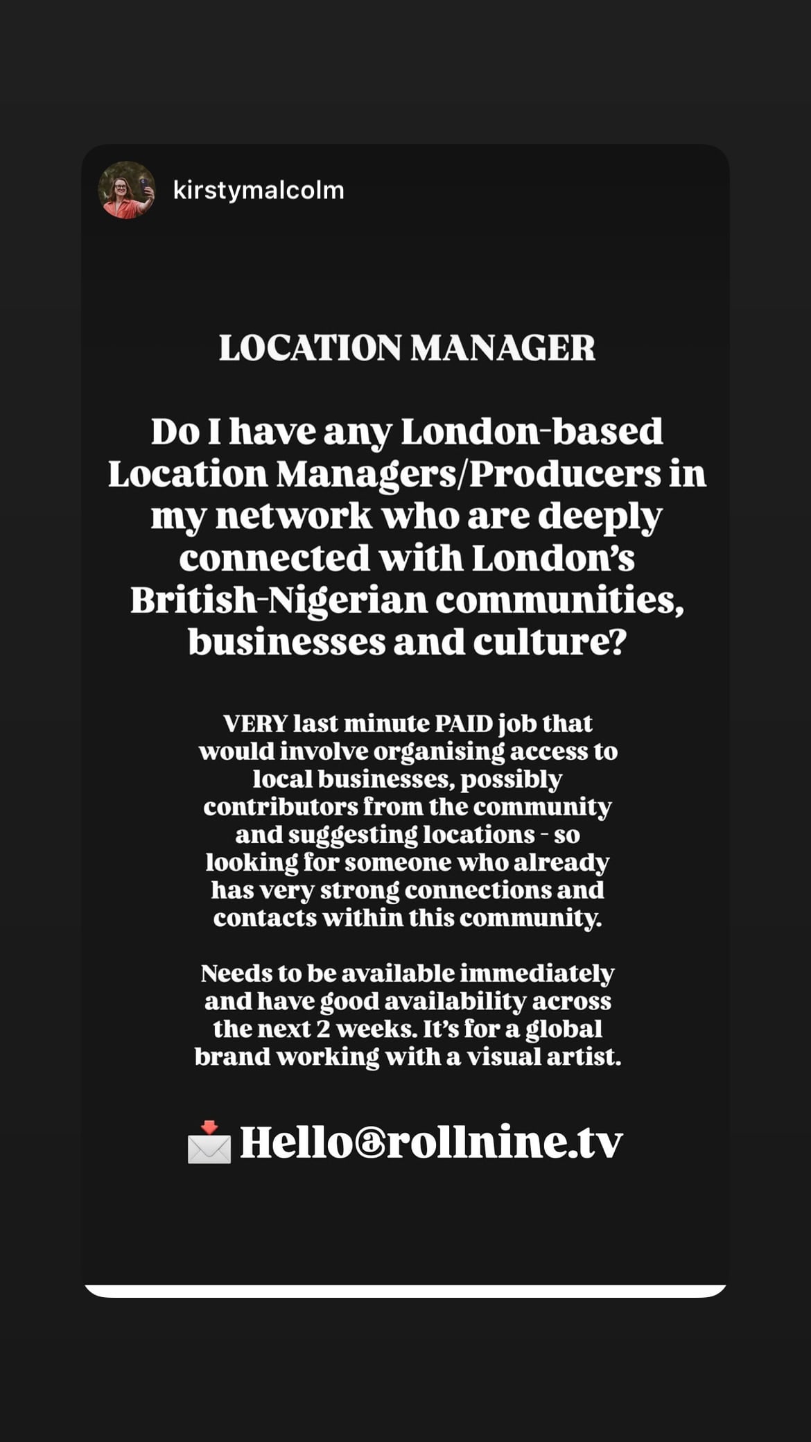 Job post media
