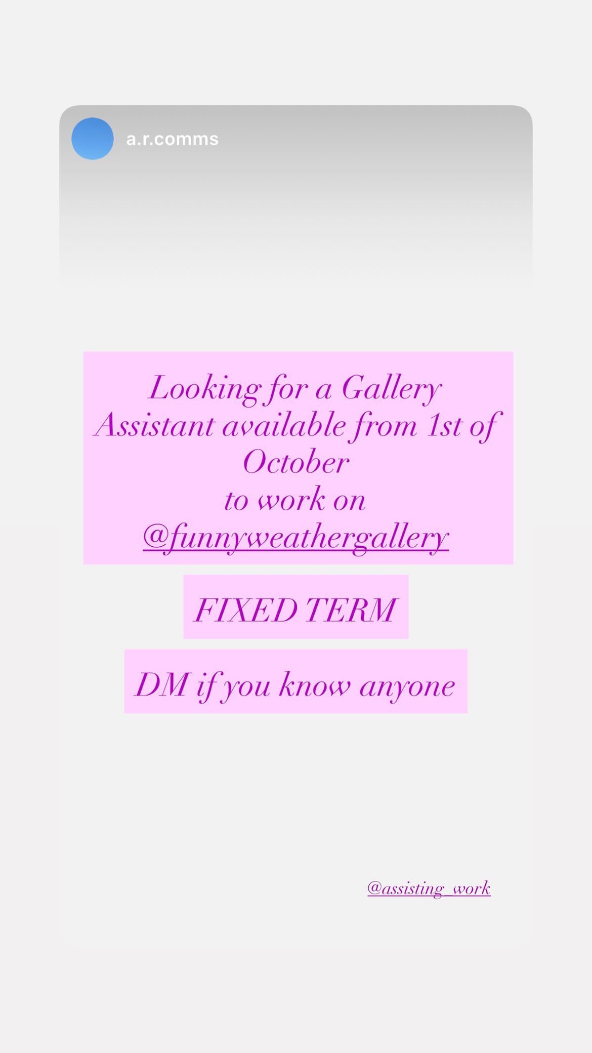 Job post media