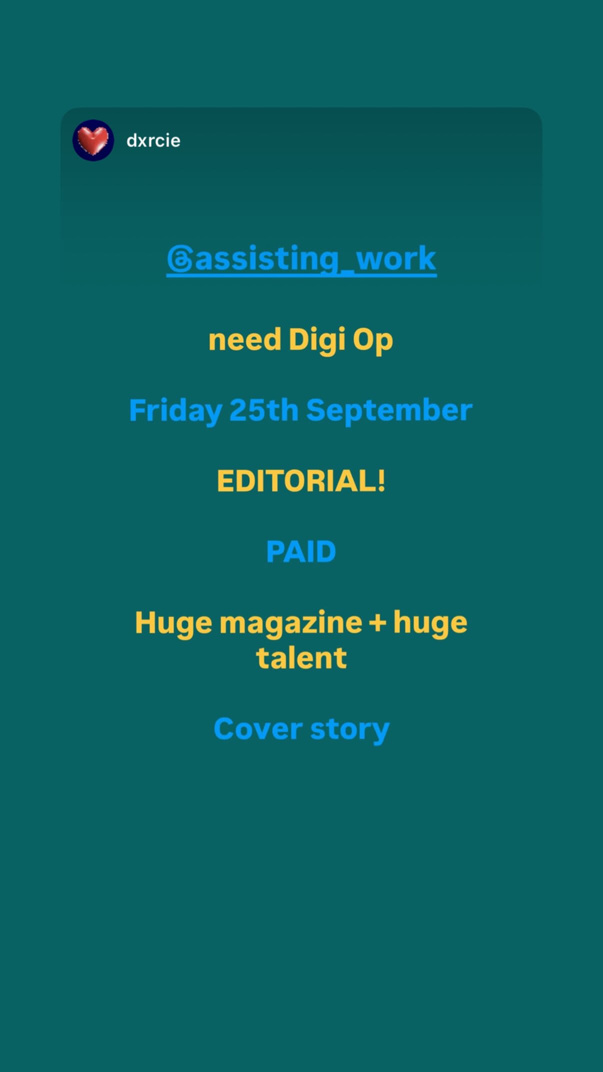 Job post media