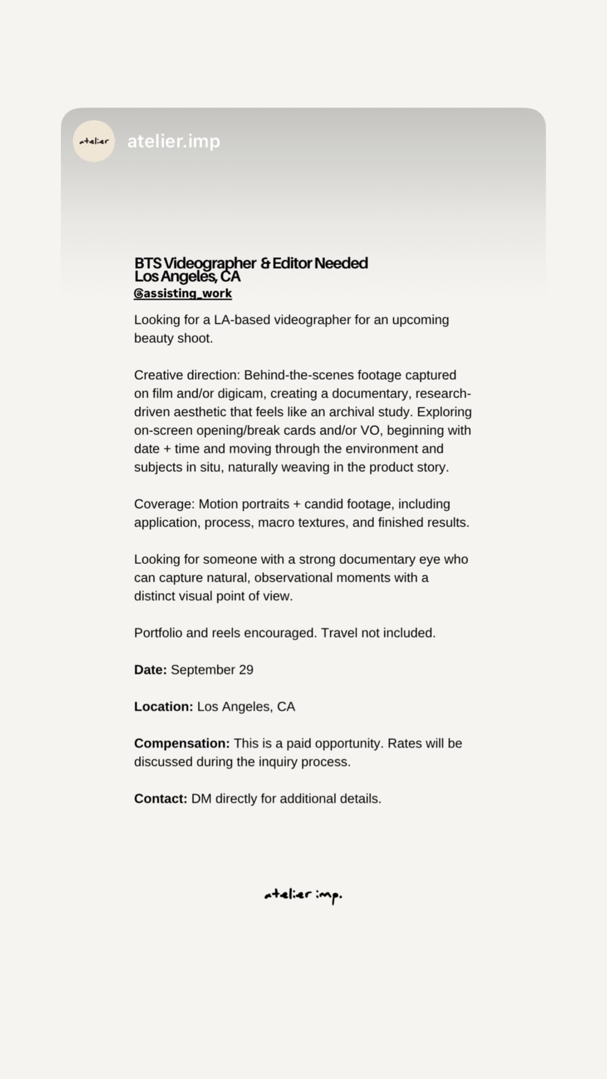 Job post media