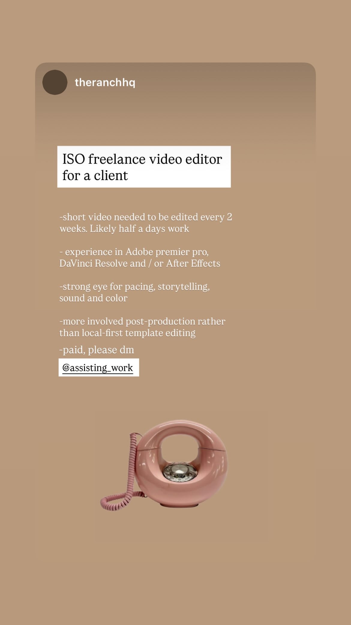 Job post media