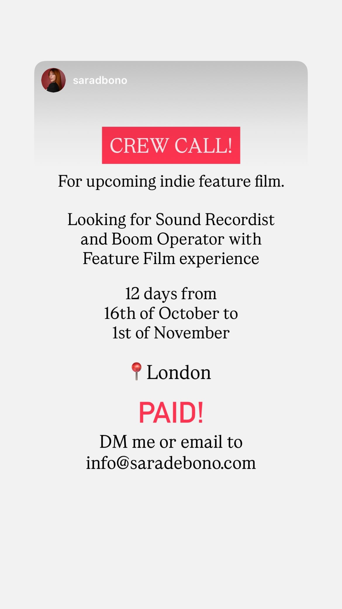 Job post media