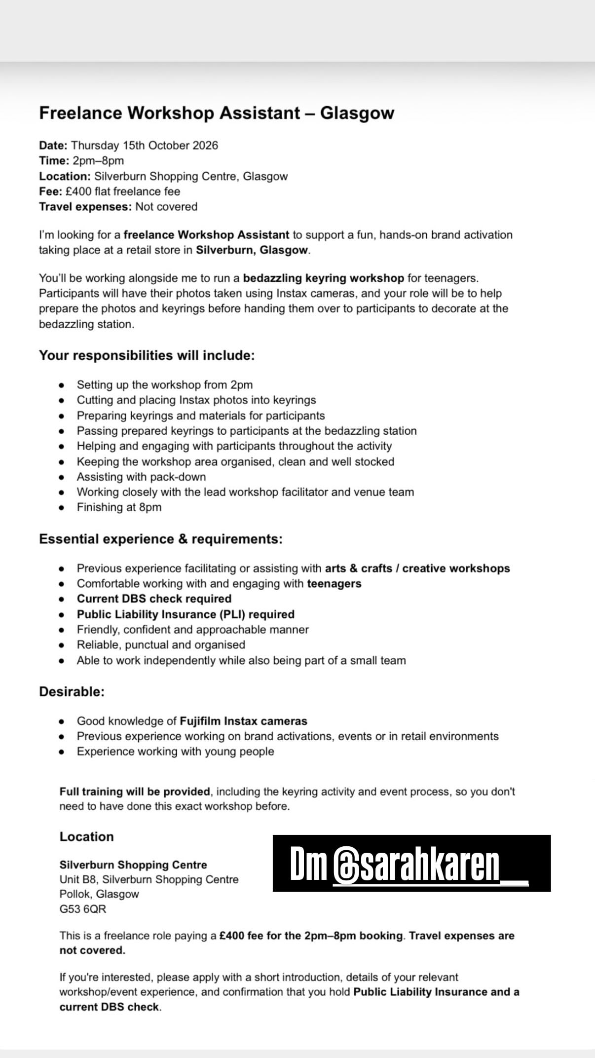 Job post media