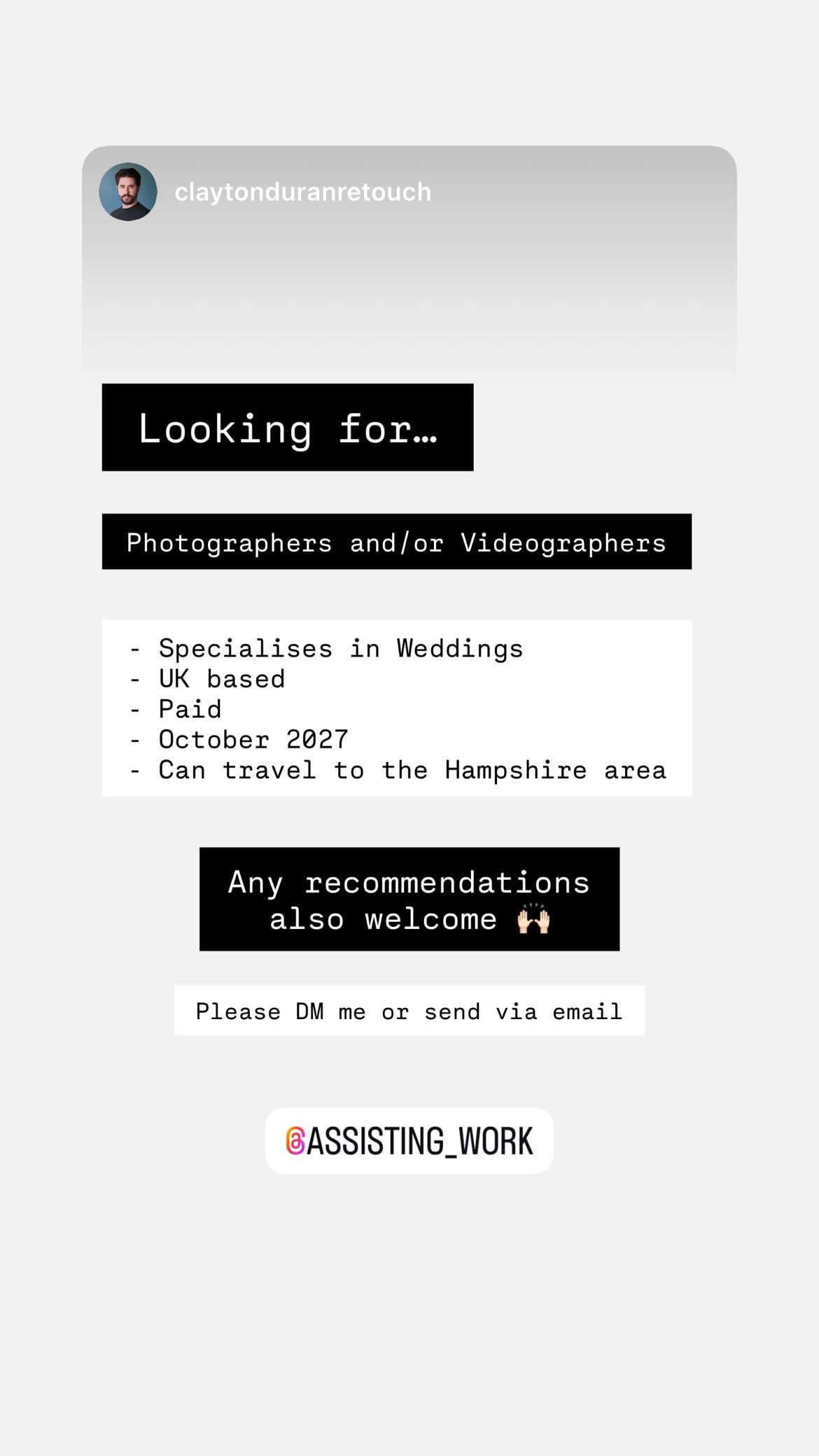Job post media