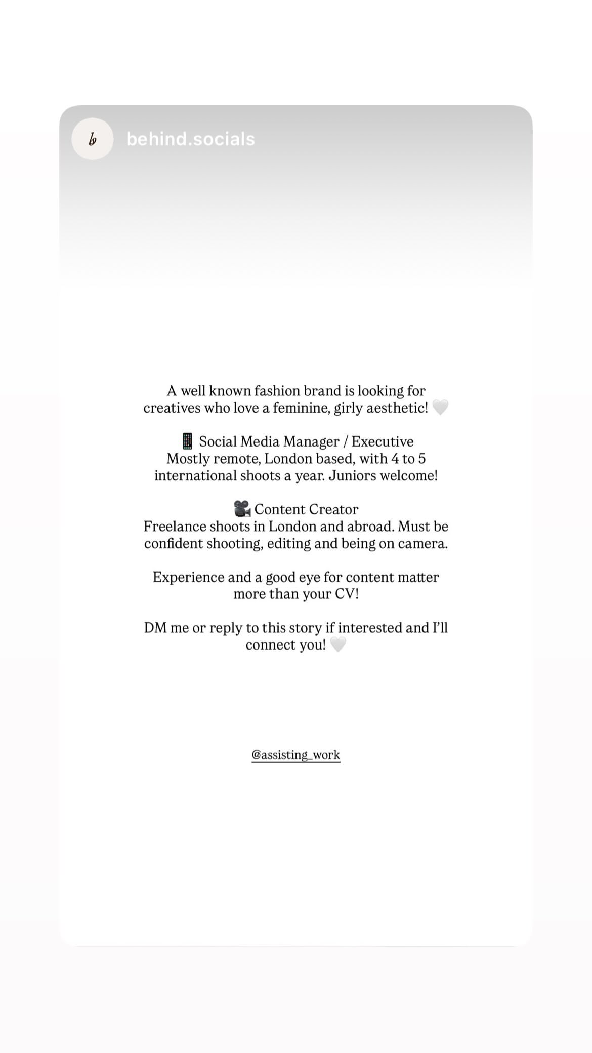 Job post media