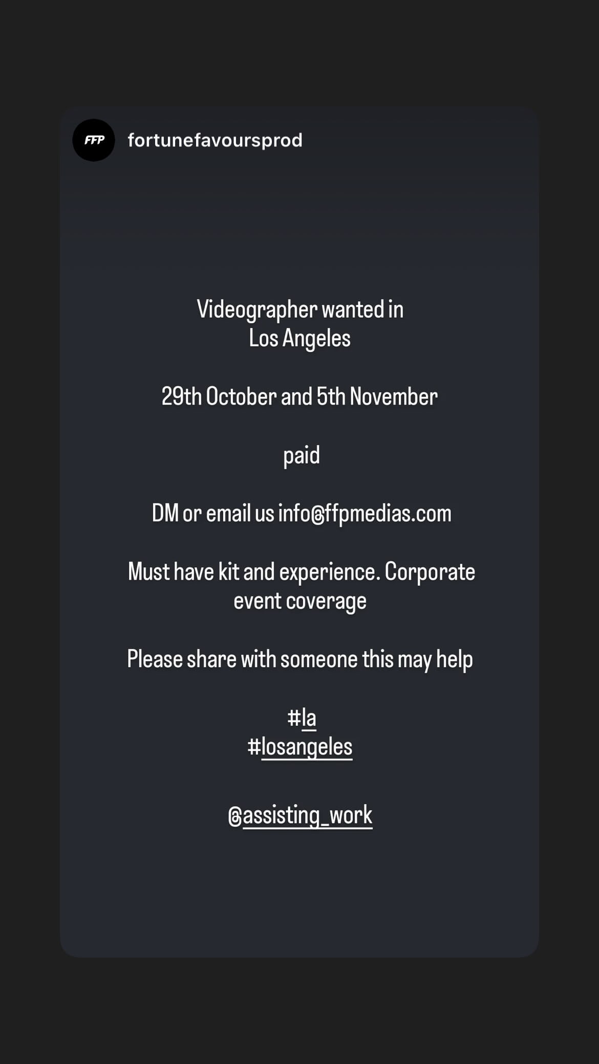 Job post media
