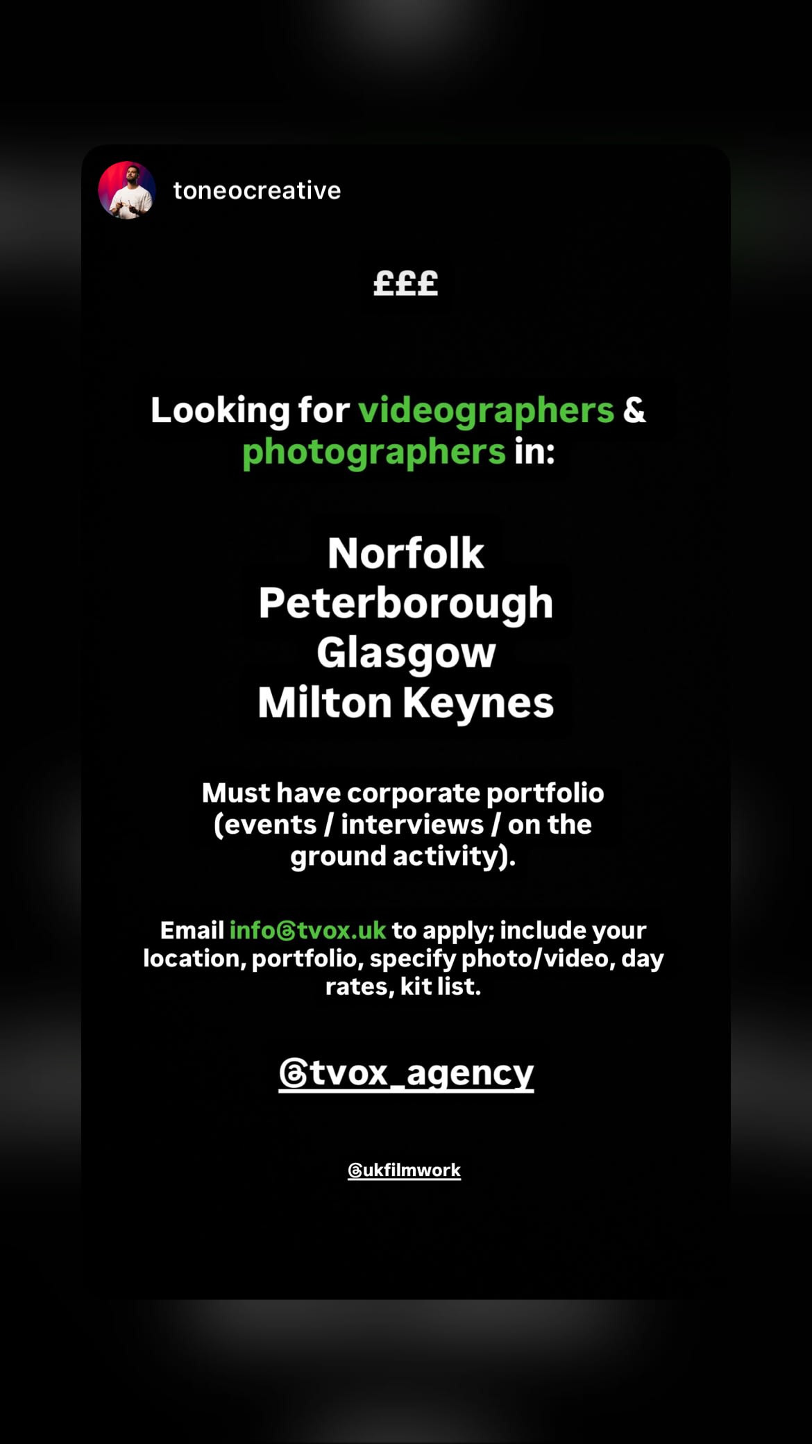 Job post media