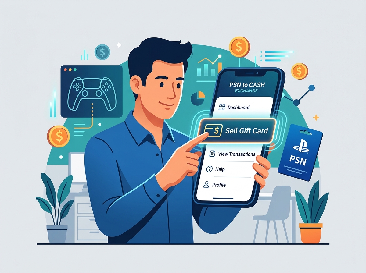 Step 2: Select 'Sell Gift Card'