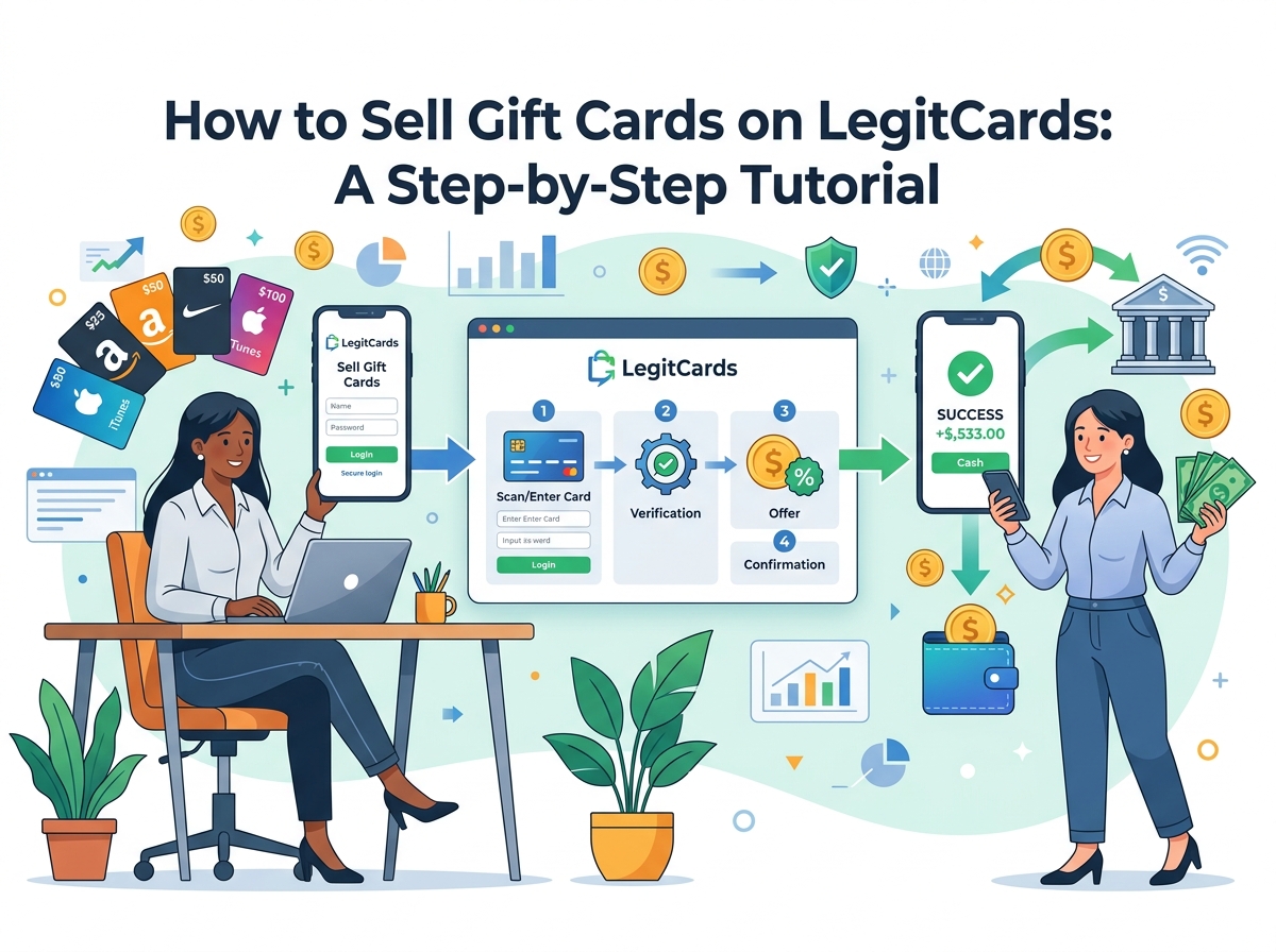 How to Sell Gift Cards on LegitCards: A Step-by-Step Tutorial