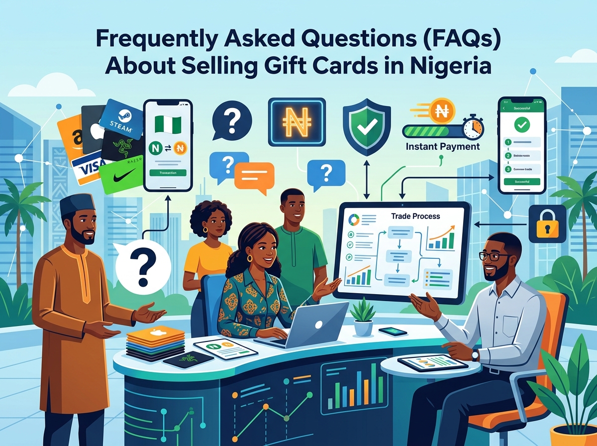Frequently Asked Questions (FAQs) About Selling Gift Cards in Nigeria