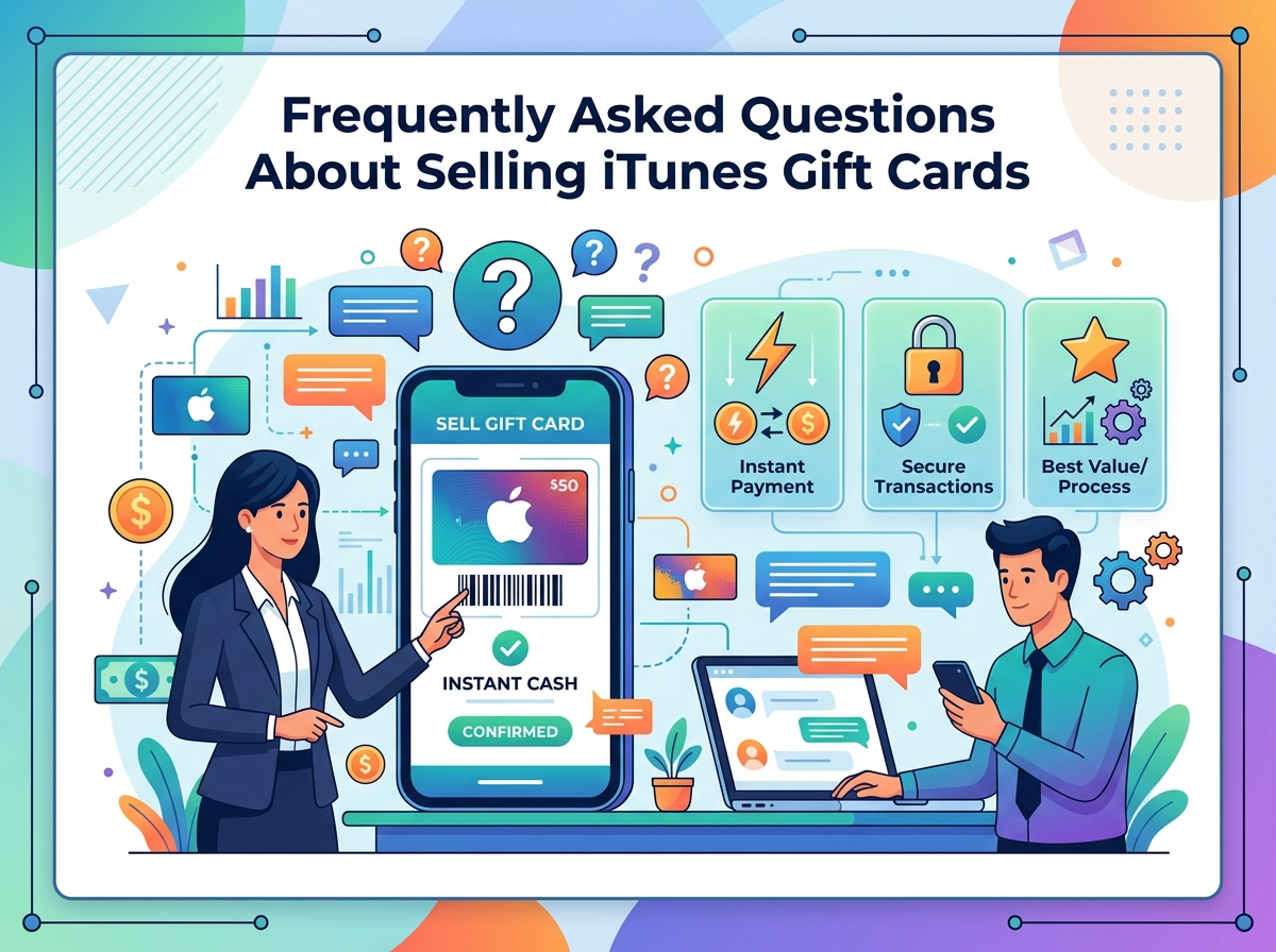 Frequently Asked Questions About Selling iTunes Gift Cards