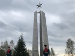 Обновление мемориала в честь 166-й стрелковой дивизии в Томске