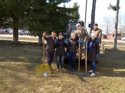 Акция «Чистое село» проходит в Кожевникове