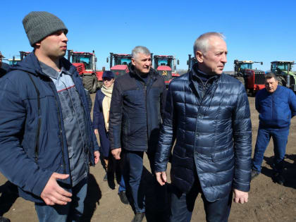 Губернатор Владимир Мазур проверил подготовку к посевной кампании