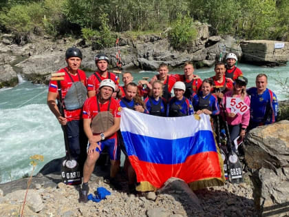 Томские спортсмены завоевали медали на международных соревнованиях по рафтингу