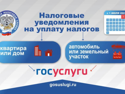 Более 3 тысяч жителей Томской области подали согласие получать налоговое уведомление через портал госуслуг
