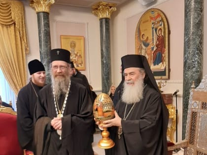 Митрополит Ростислав совершил паломничество на Святую Землю