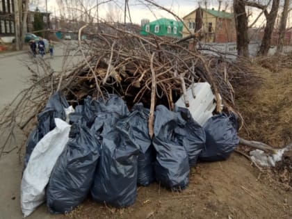 Жители Белоозерского округа вносят свой вклад в благоустройство города