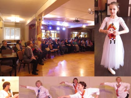 Совет ветеранов Академгородка совместно с Домом учёных душевно поздравили женщин с праздником 8 Марта