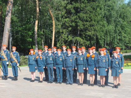 Первый выпуск кадетского класса состоялся в Пожарно-спасательном лицее Томского района