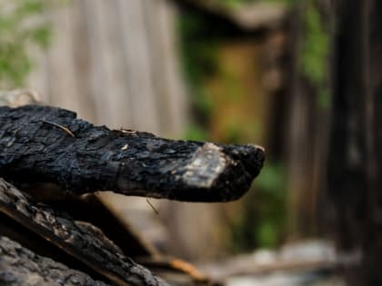 Брусовой жилой дом сгорел вчера в городе Колпашево