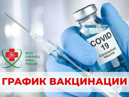График вакцинации против COVID-19 с 9 по 31 января 2023 г.