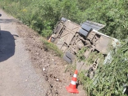 ДТП с автобусом в Красноярском крае: 25 пострадавших