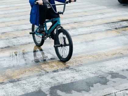 В Томске водитель сбил 12-летнего велосипедиста на пешеходном переходе
