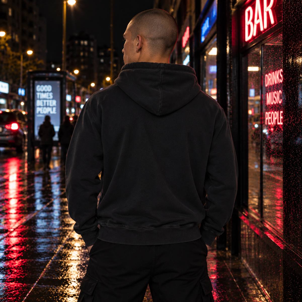 Sudadera Puma negra, segunda vista