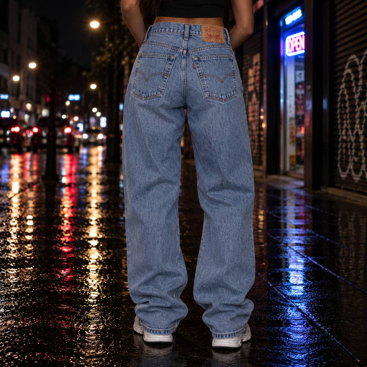 Vaquero Levi's 560 Corte Recto Lavado Medio, segunda vista