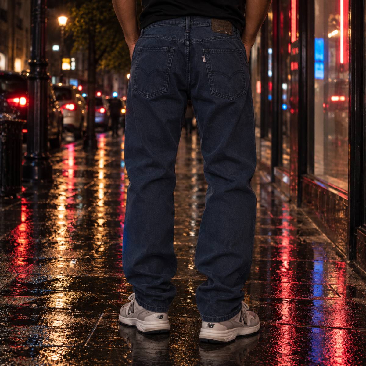 Levi's 514 azul oscuro, segunda vista