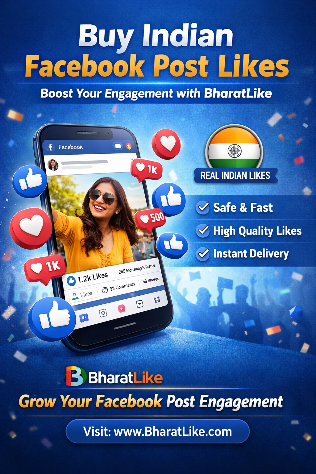 Increase Facebook engagement with Indian comments – BharatLike