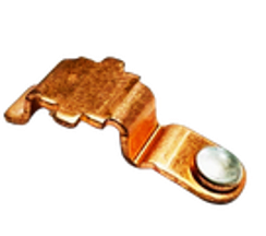Stamped part and insert