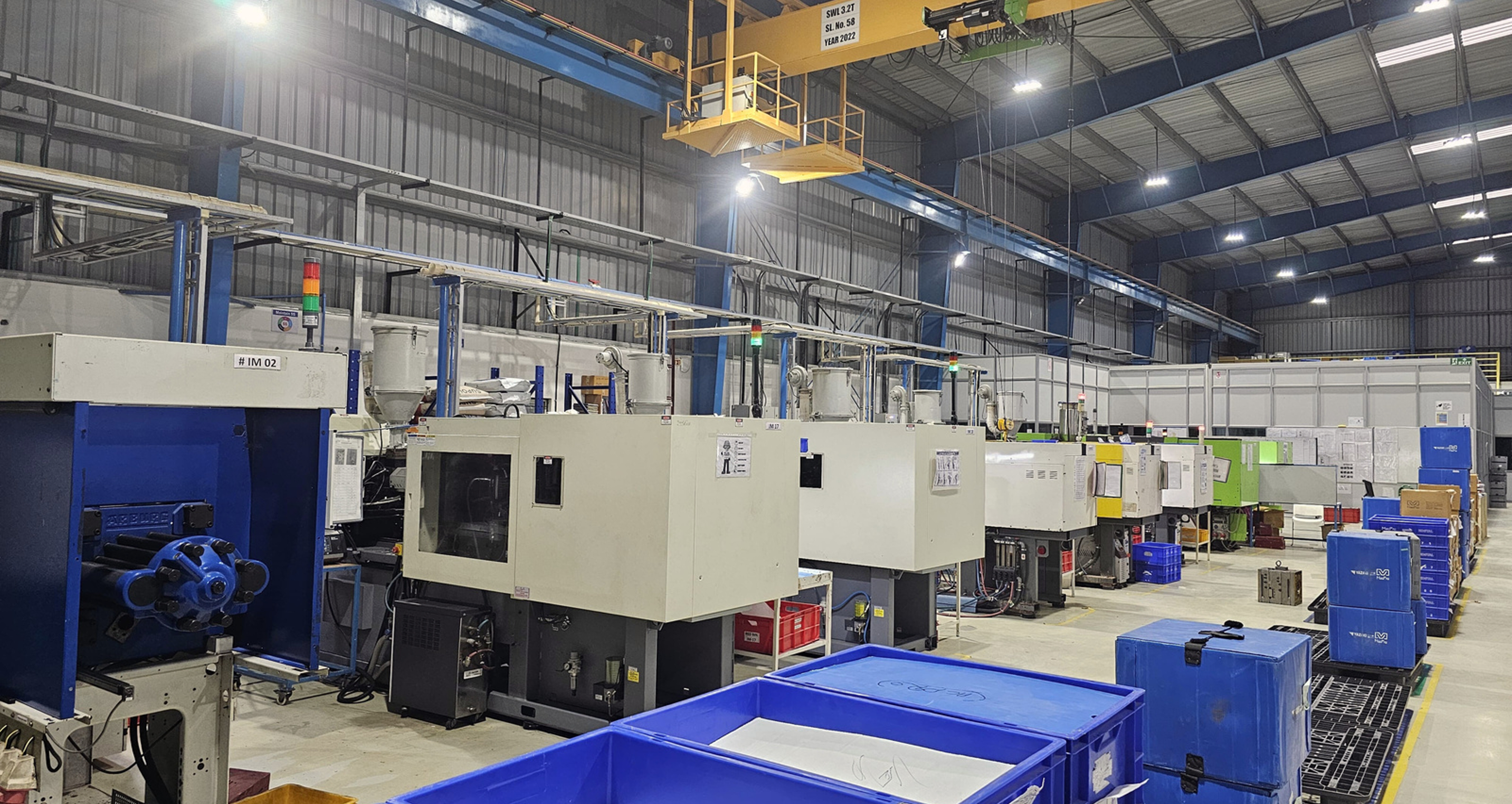 Injection moulding machines at MacPro