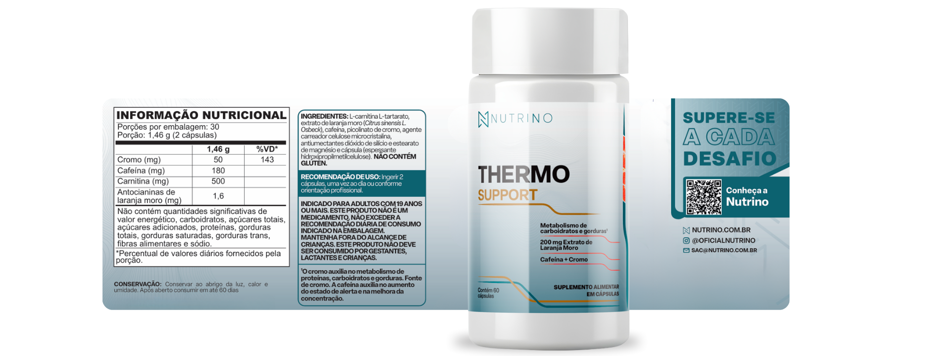 Tabela Nutricional Creatina Thermo