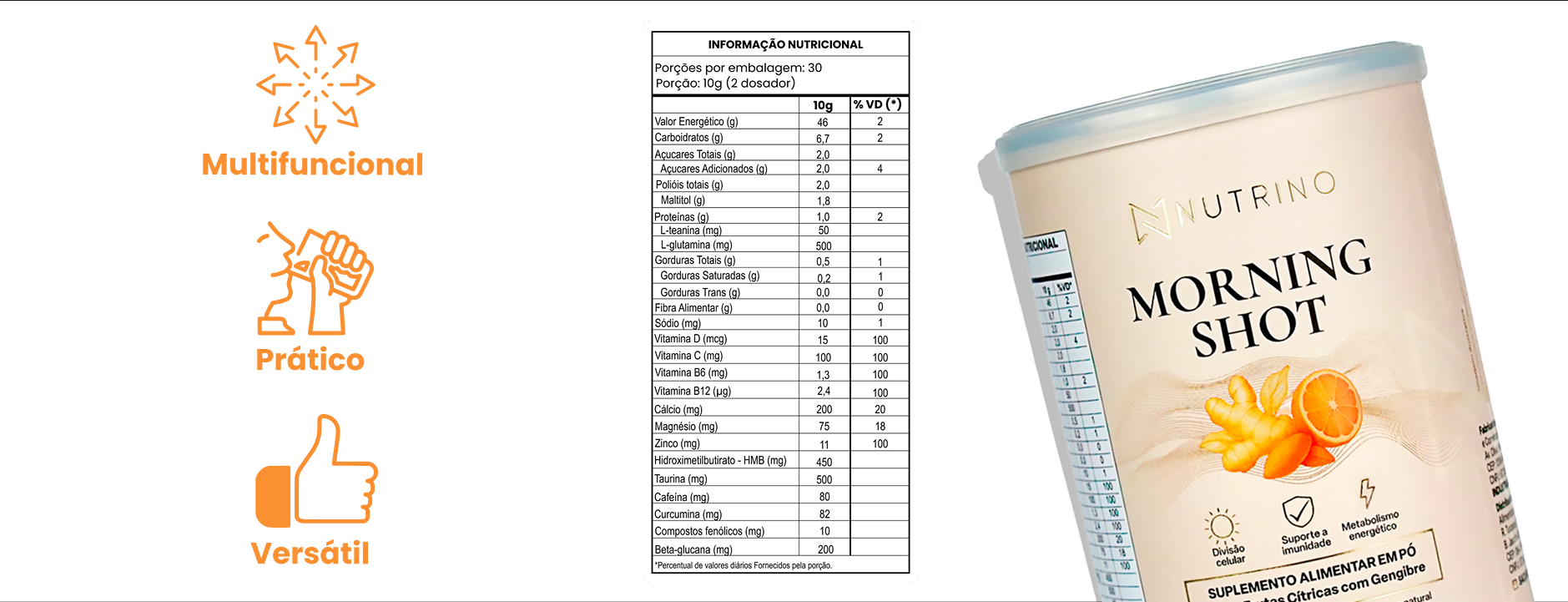 Tabela Nutricional 15Hot