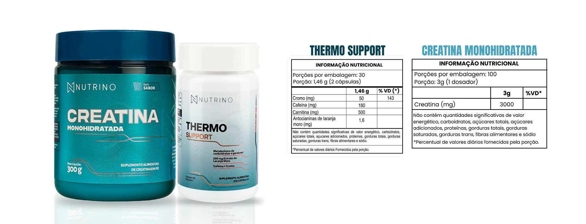 Tabela Nutricional Creatina Thermo